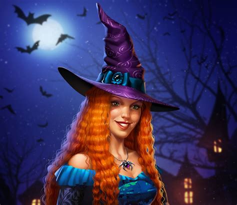 Halloween night of thd witch